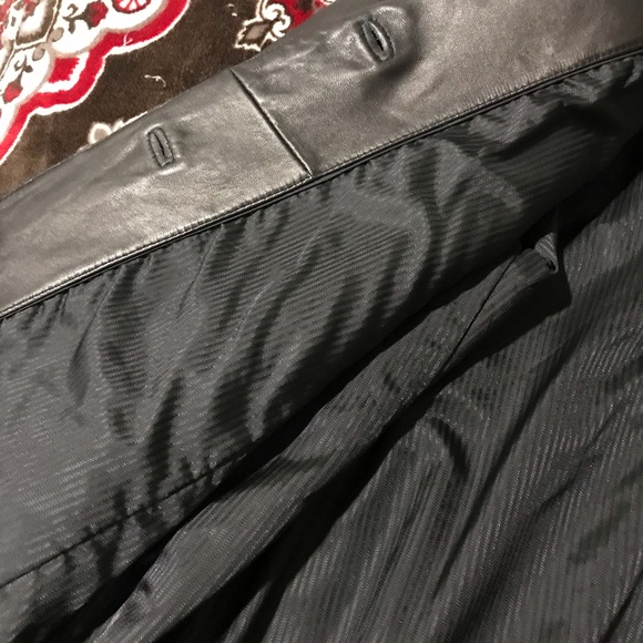 Wilson’s Black Pelle Studio Italian Leather Jacket - Picture 6 of 8
